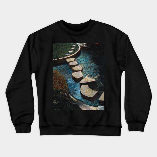 Water stones Crewneck Sweatshirt by AmyKalish